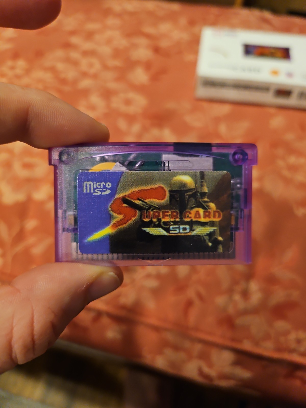 Nintendo Game Boy Advance – SuperCard Micro SD Purple Expansion Pack