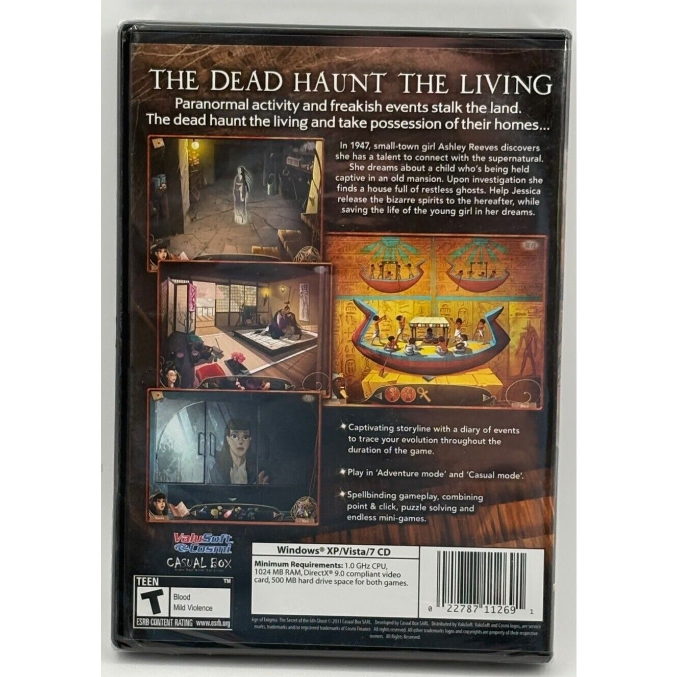 Age Of Enigma: The Secret Of The Sixth Ghost PC Game 2011 Brand New SEALED