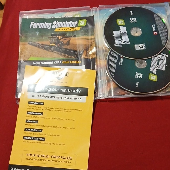 Farming Simulator 25 (PC) slightly used.