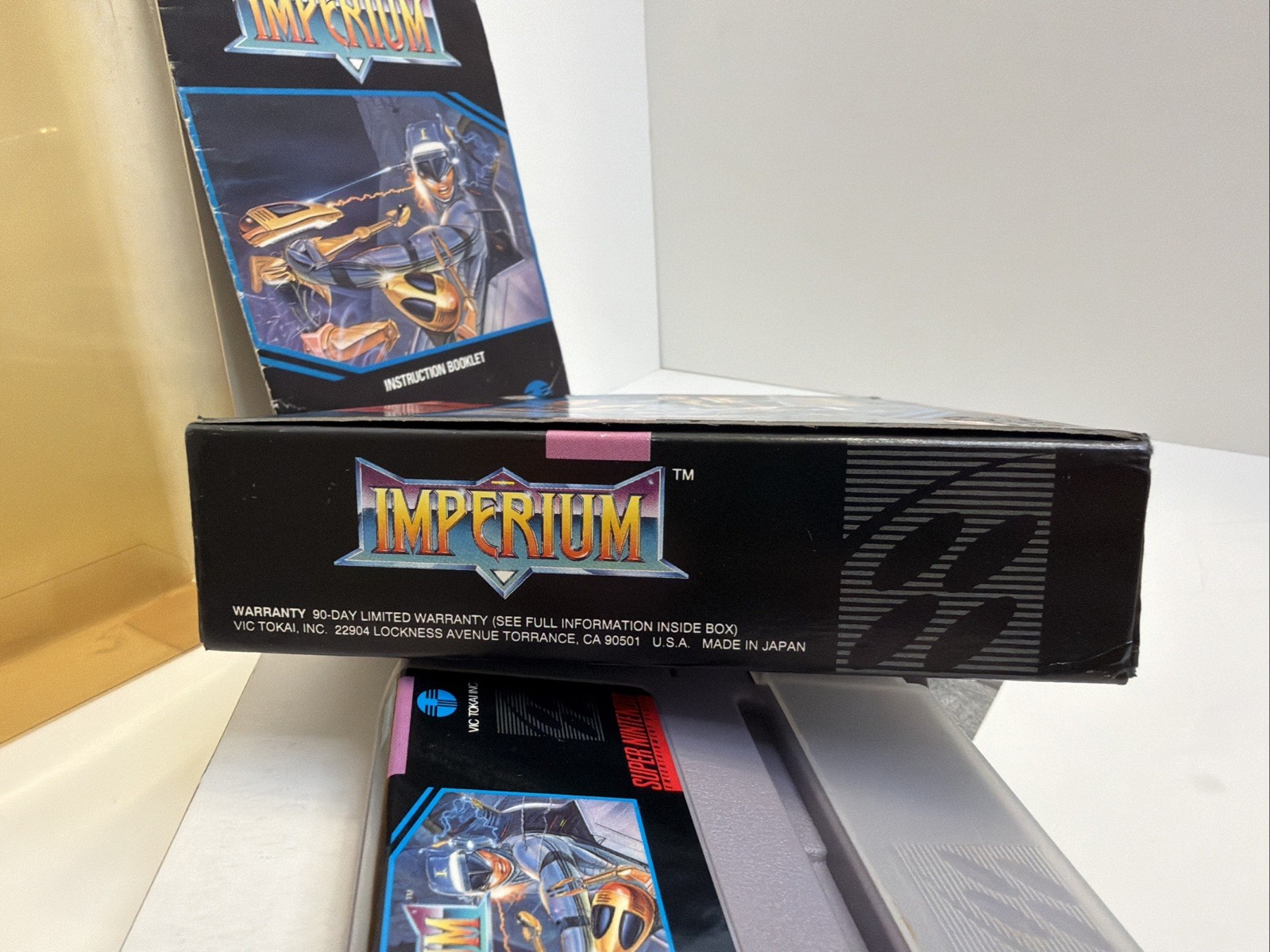 Imperium SNES Super Nintendo Game CIB Complete VGC Protective Case