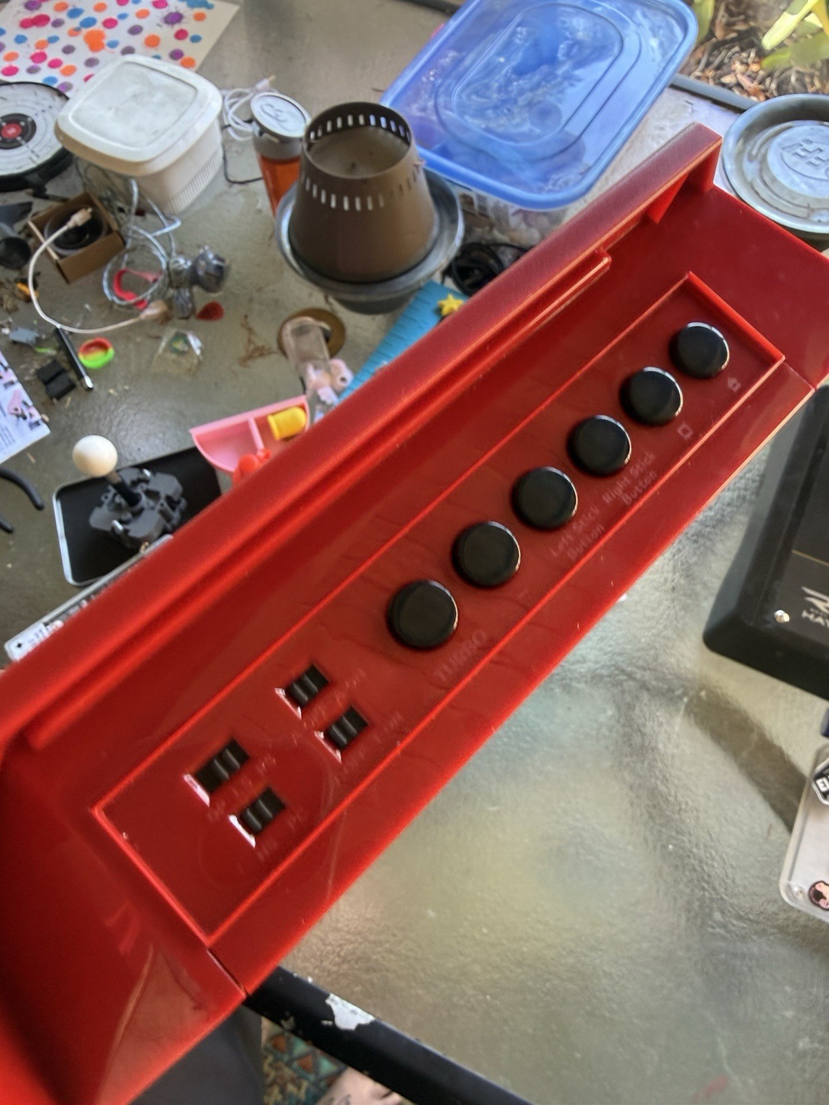 HORI Real Arcade Pro.V Arcade Controller Fight Stick Wired USB Turbo Red NSW-006