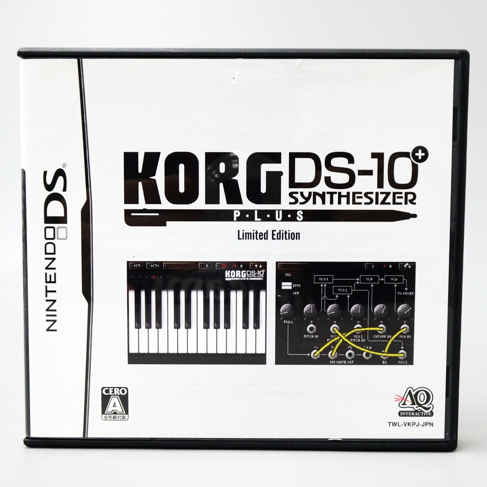 Nintendo DS KORG DS-10 Plus Synthesizer CIB Complete NTSC-J Japan Used
