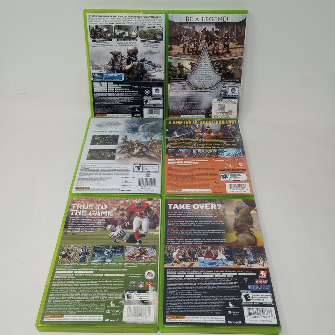 Lot Of 22 Xbox 360 Games With Cases (Many Have Manuals) UNTESTED See Pics!