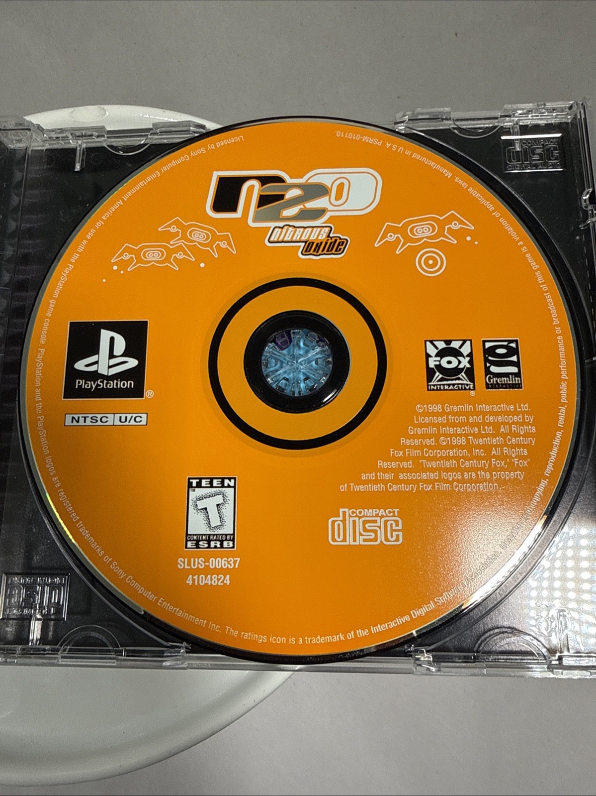 N2O: Nitrous Oxide – PlayStation 1 PS1 1998 Crystal Method CIB Complete -Tested