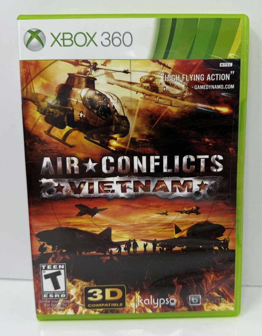 Air Conflicts Vietnam – Microsoft Xbox 360 – MINT COMPLETE