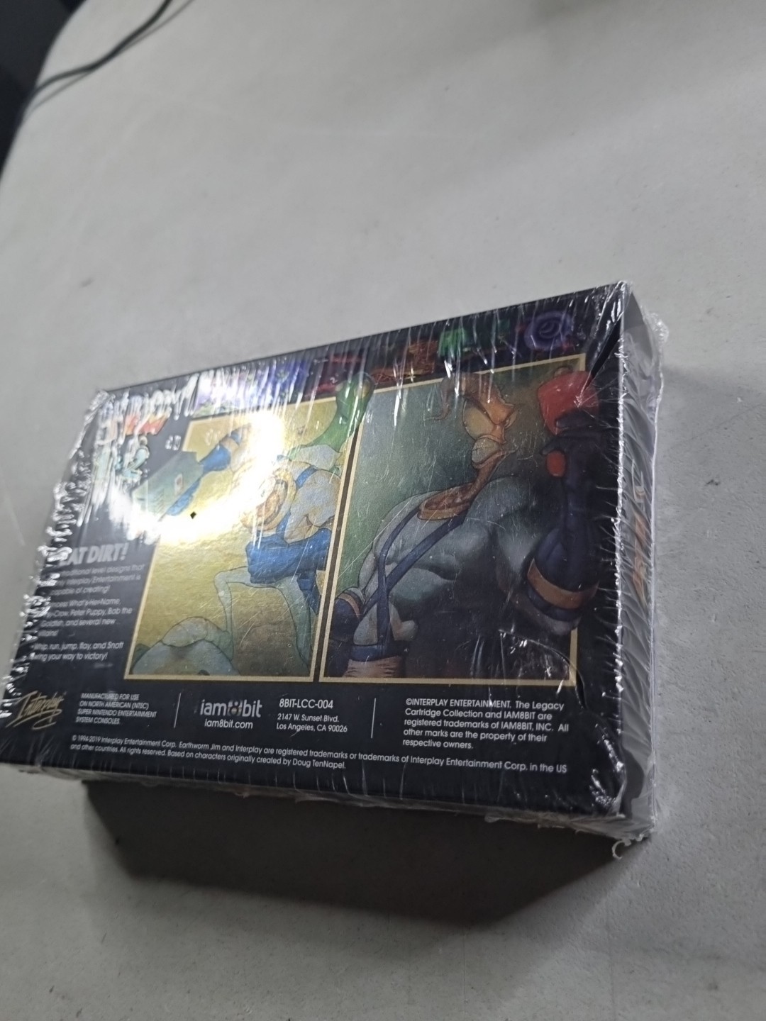 Earthworm Jim 1 & 2 iam8bit Limited Edition NEW OPEN BOX