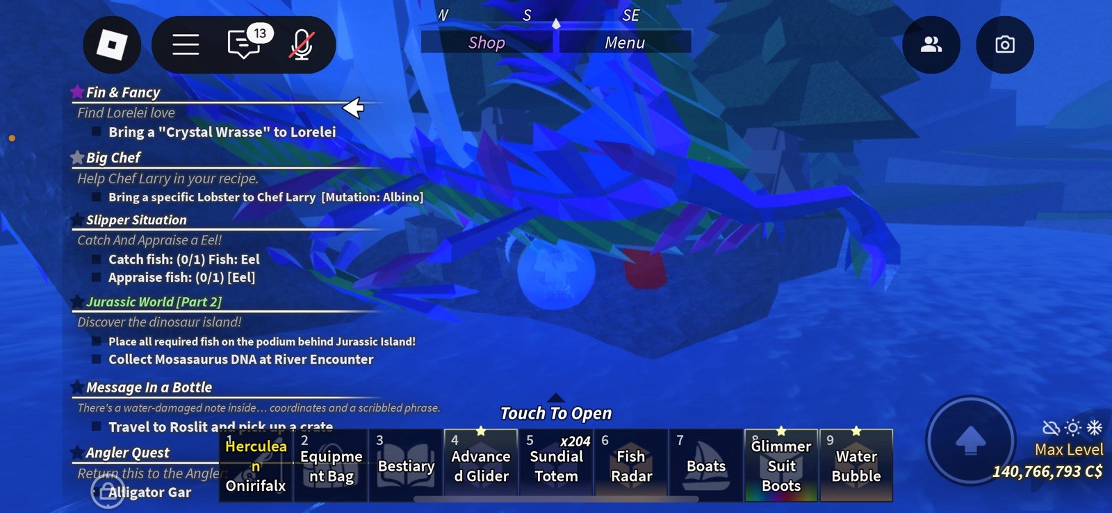 Fisch Calm Zone Access + Max Sub + 1M Coins | Fast In-Game Delivery