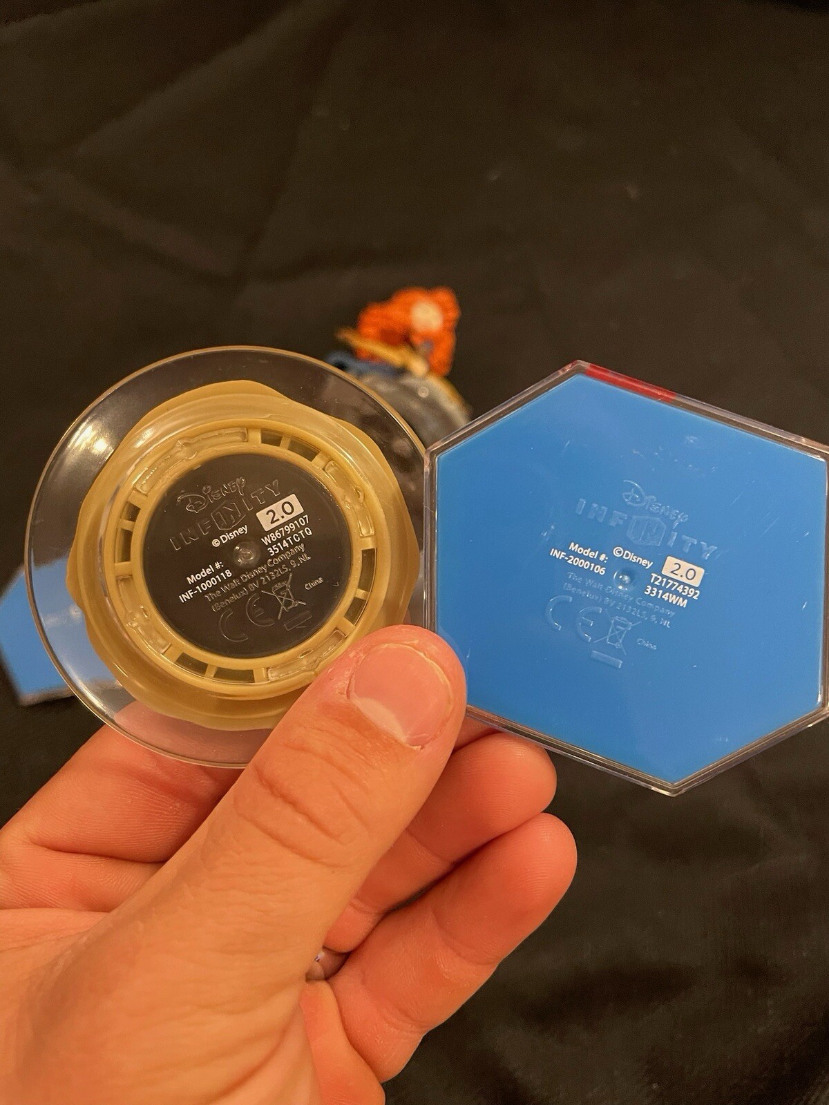 Disney Infinity Portal Base Pad/Merida And Stitch Characters