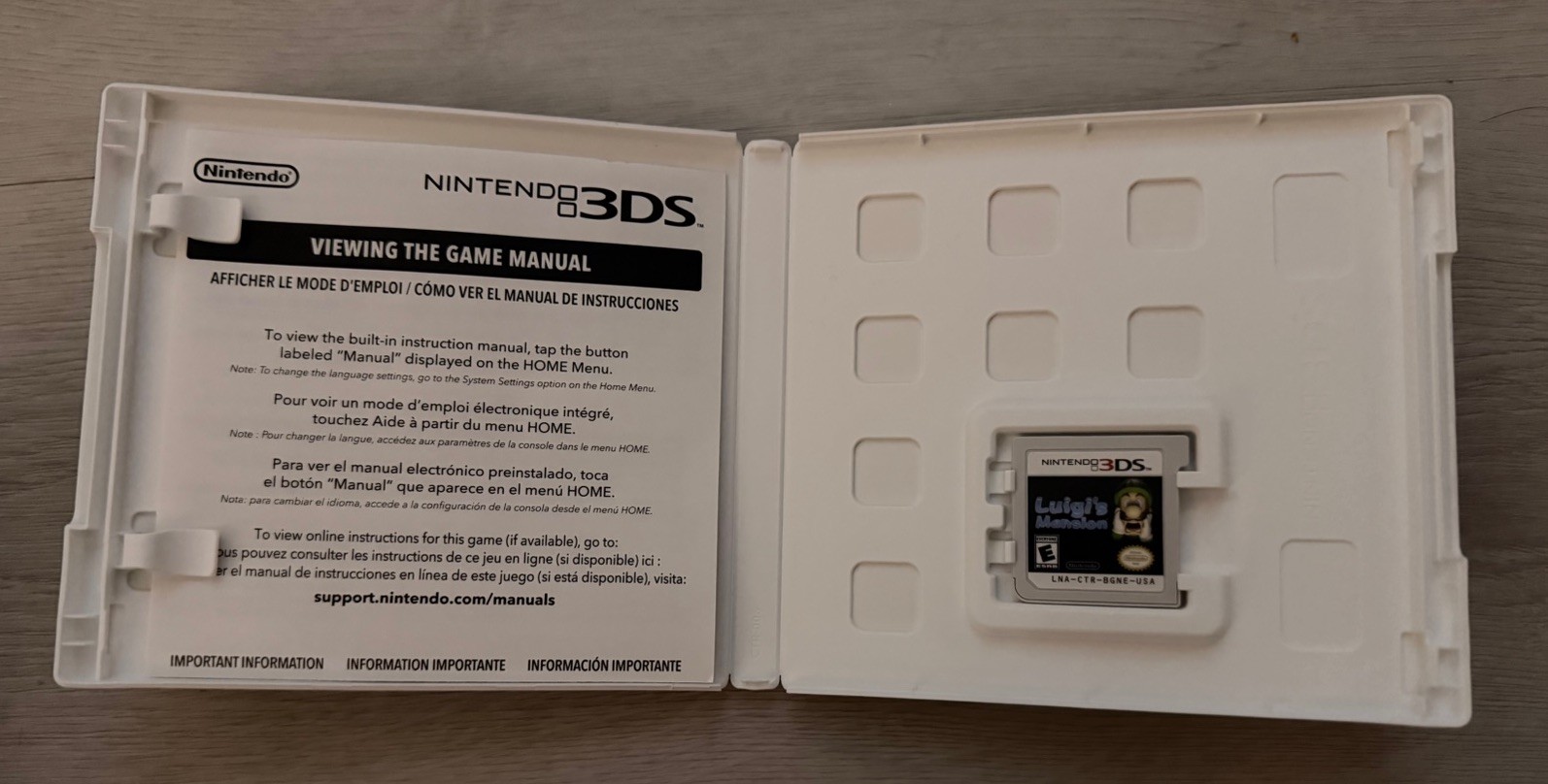 Nintendo Luigi’s Mansion (Nintendo 3DS) Game w/ Case & Manual, 2018
