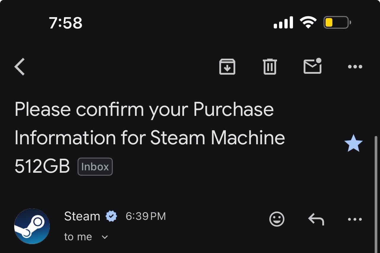 Steam Machine 512GB No Controller Valve PC ✅