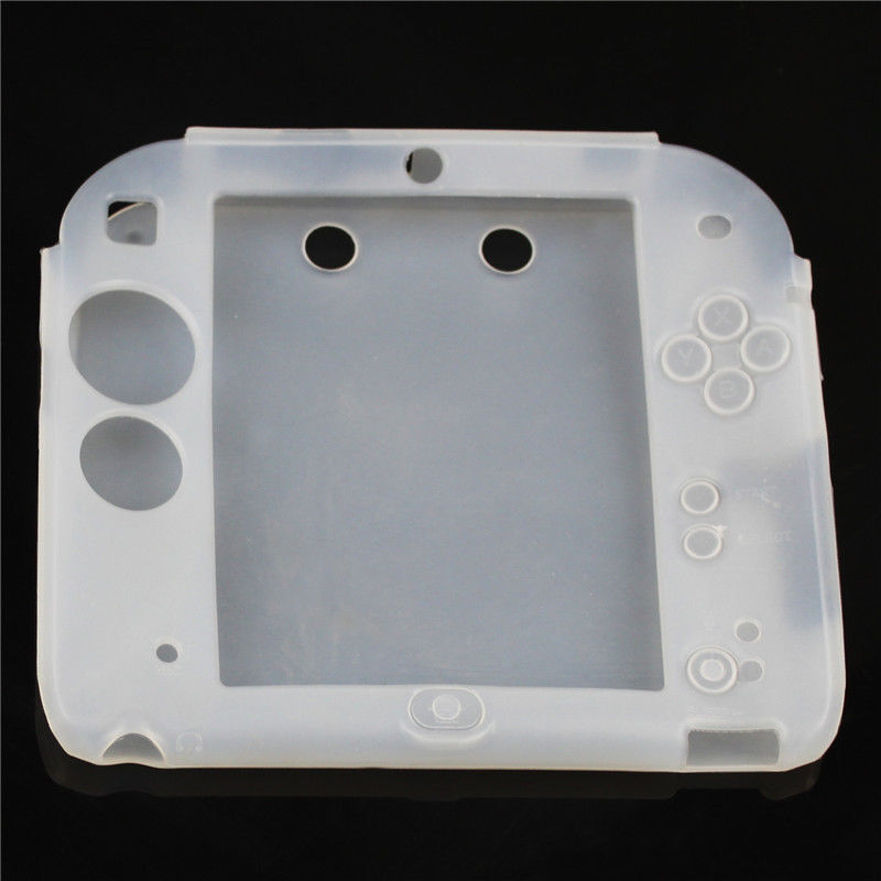 Dustproof Protective Silicone Rubber Gel Skin Case Cover Skin for Nintendo 2DS