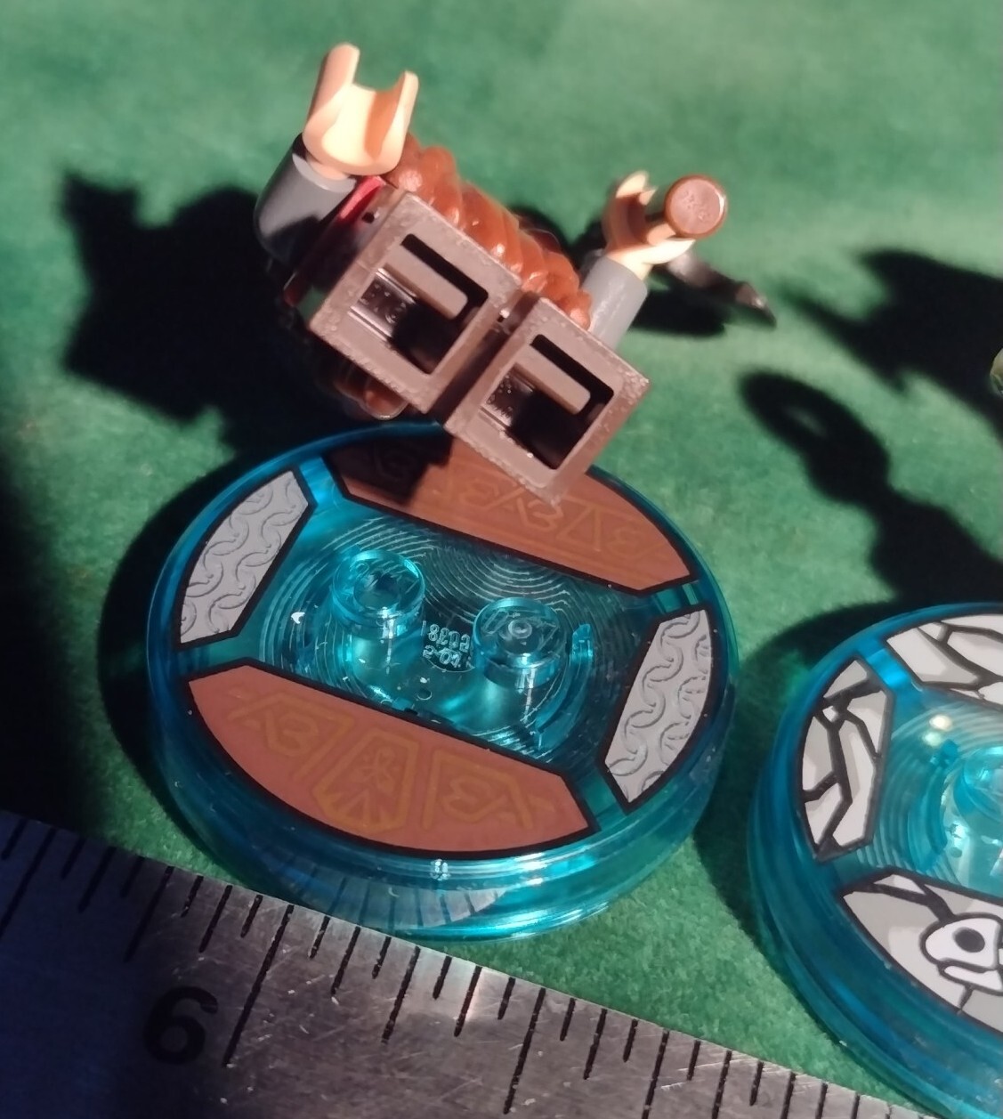 Lego Dimensions Gollum & Gimli & Axe W/ Tag Bases Lord of the Rings Minifigs