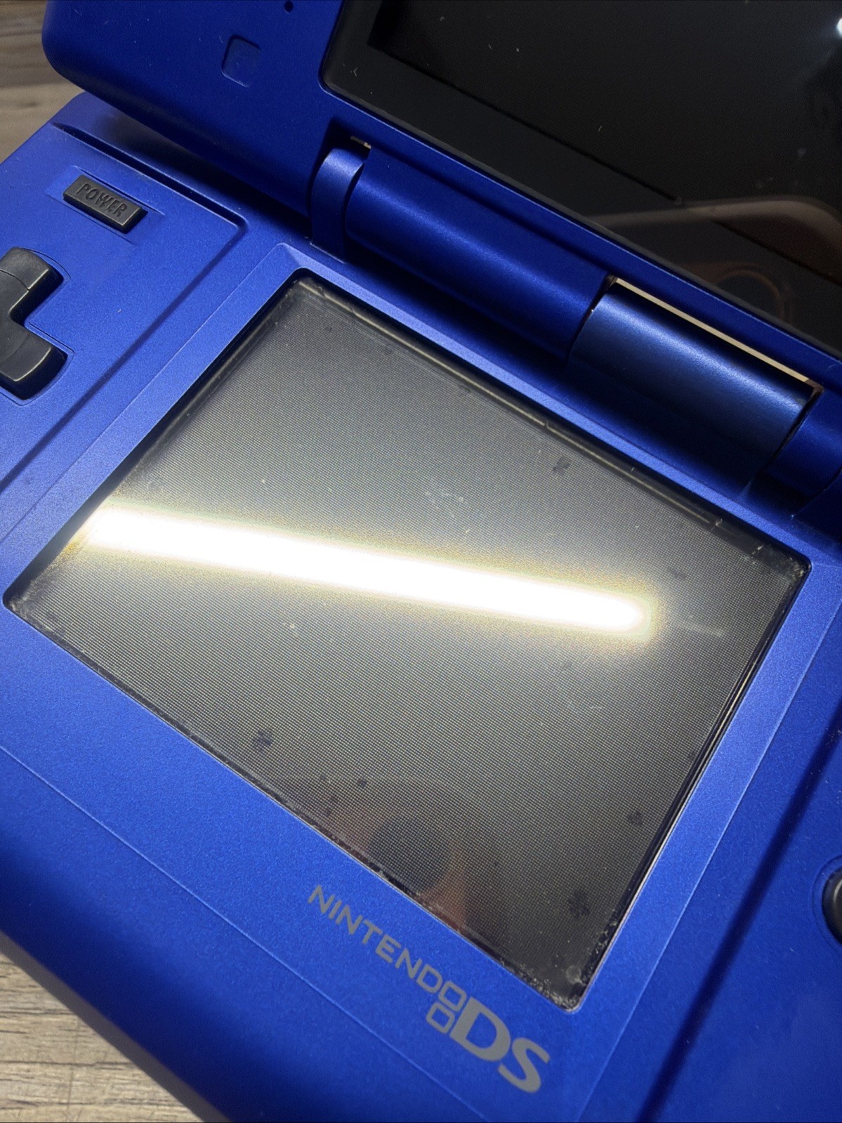 Nintendo DS Model NTR-001 w/ Charger – Original Cobalt Blue – Tested READ !!!!!!