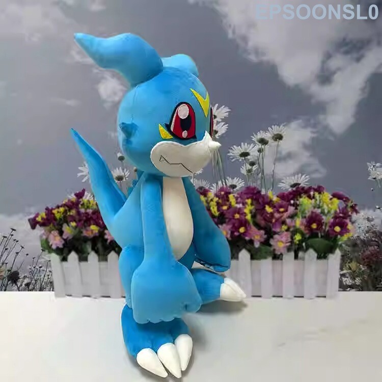 Handmade Digimon Digital Monster Cos V-mon Plush Doll Toy Pillow Decor Gift 50cm