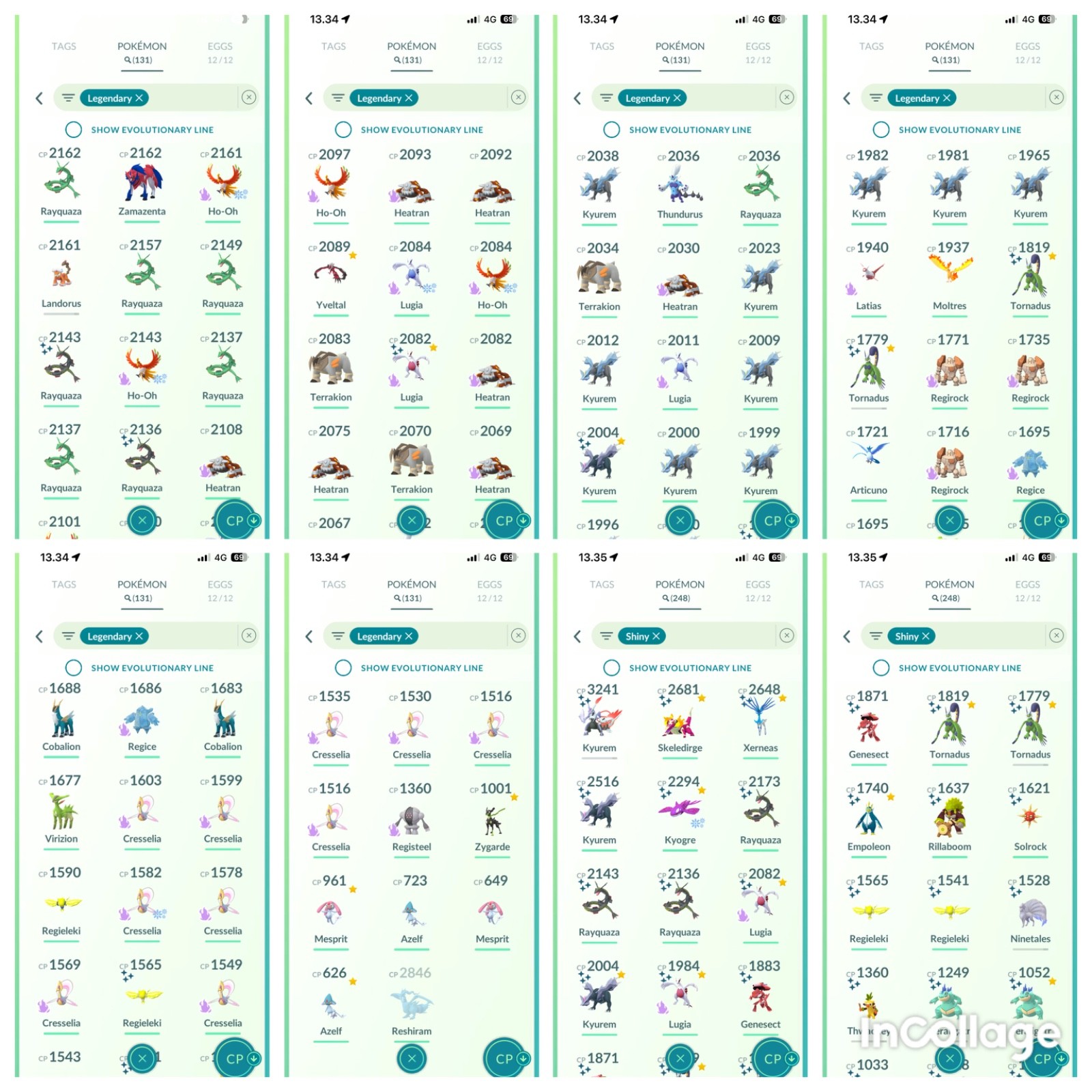 Poke AccGo|Lvl61|131Legendaries|248 Shinies|Instan Deliver 24/7