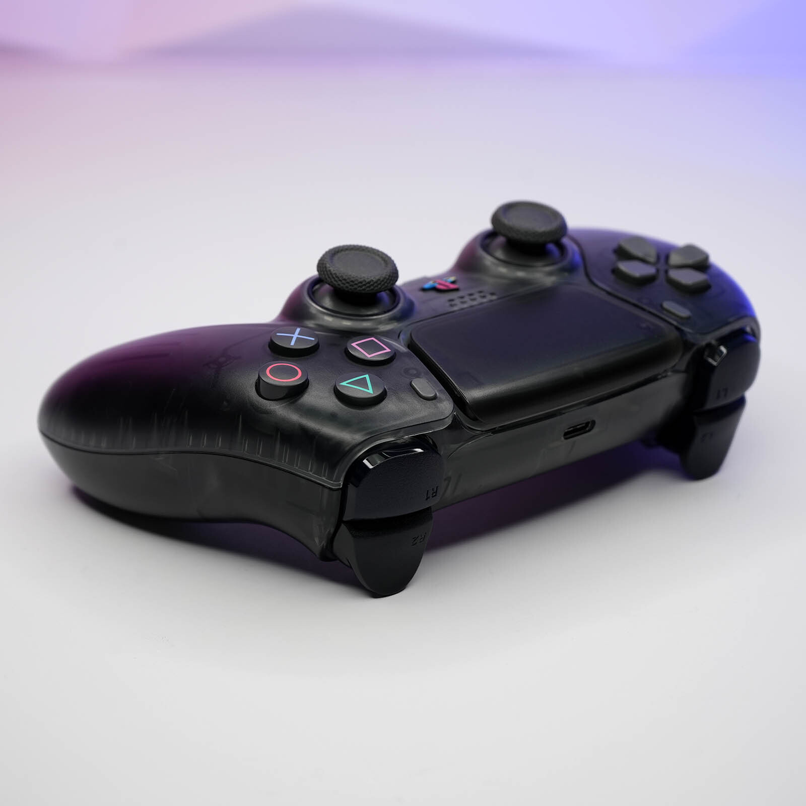 PS2 Zen Black Sony x Killscreen DualSense Retro PS5 Controller Clear Black