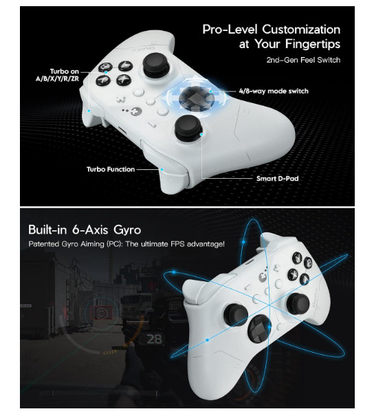 GuliKit ES E-Sports /ES Pro Controller for Nintendo Switch /Switch 2, PC,Windows