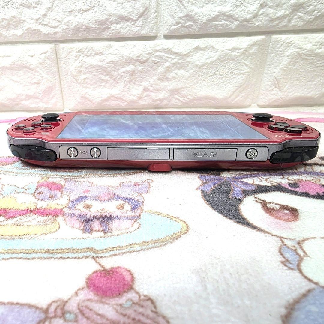 Near mint SONY PlayStation Vita Wi-Fi Model Cosmic Red Limited Edition PCH-1100