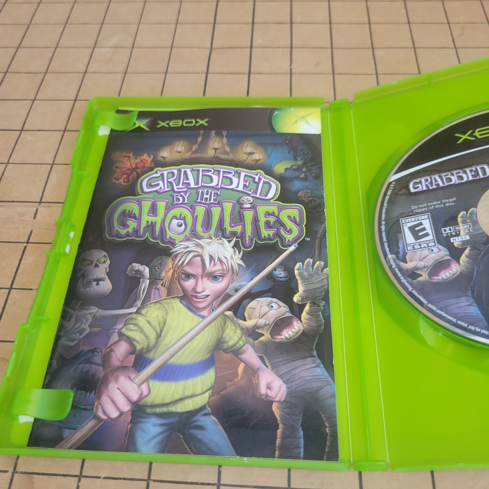 Grabbed by the Ghoulies (Microsoft Xbox, 2003) GREAT CONDITION