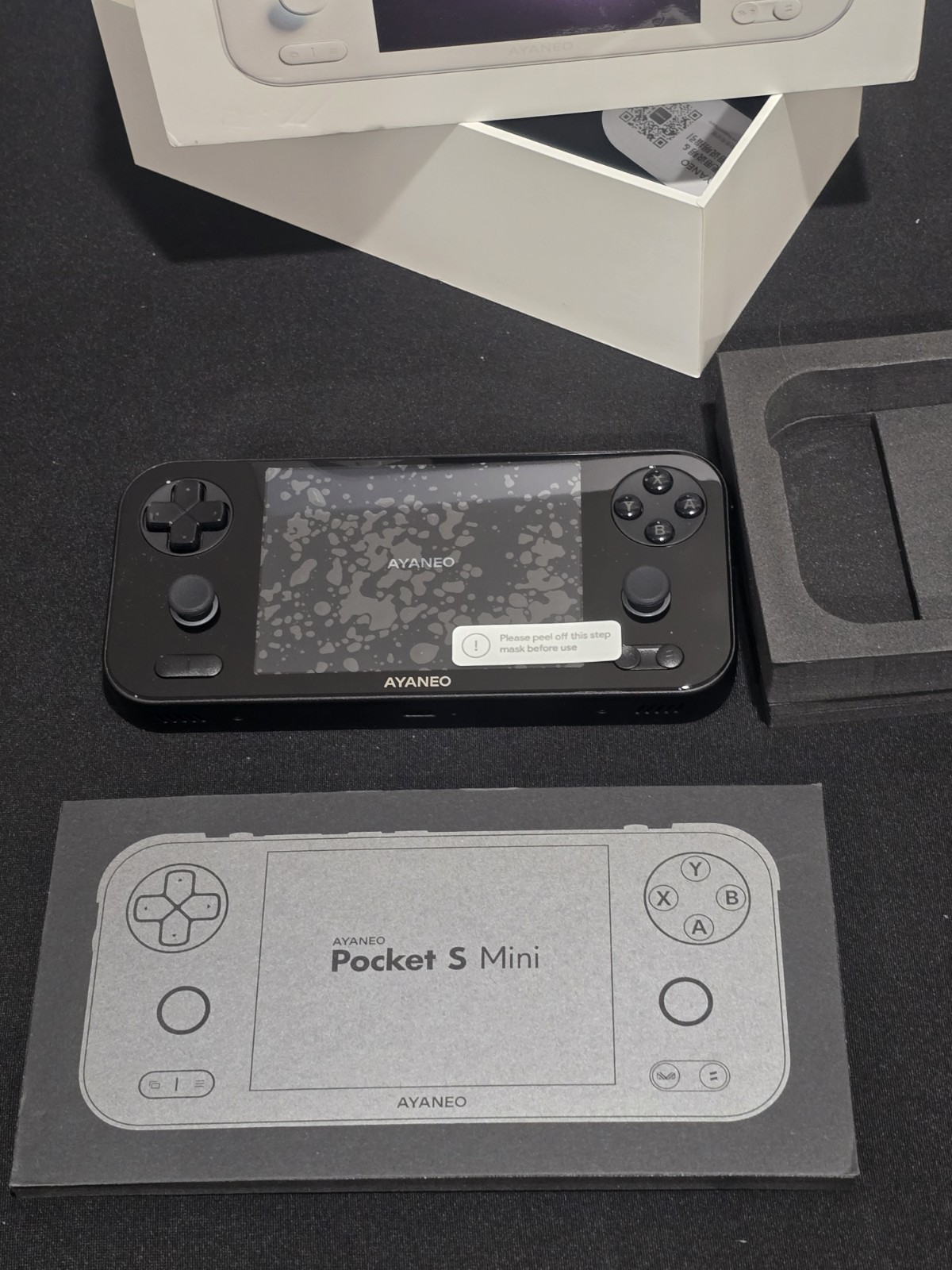 AYANEO Pocket S Mini, 8GB RAM 128GB | Obsidian Black | New