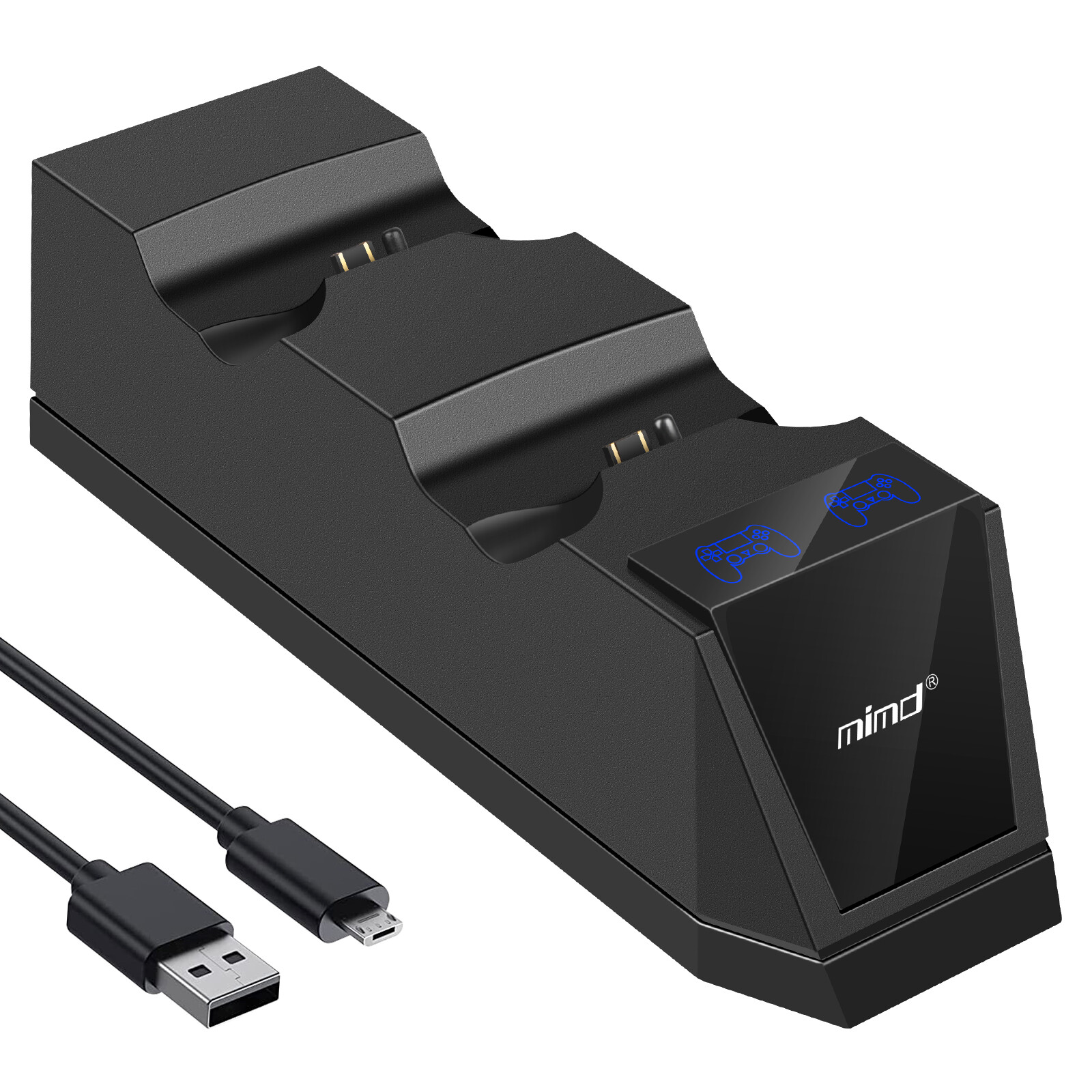 Dual Fast Charger Dock Station Charging Stand For PS4 PlayStation 4 Controller