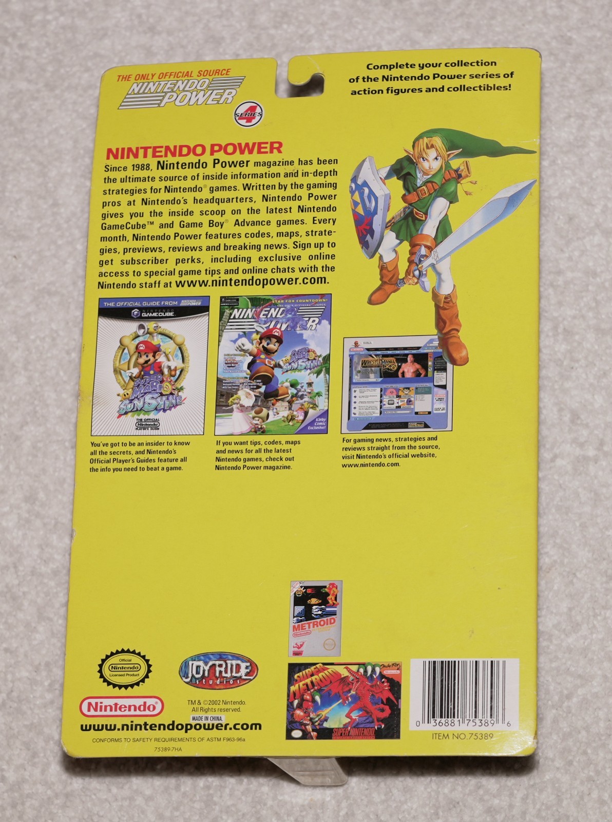 1 of 500 Joyride Studios Samus Aran, Nintendo Power, Brand New Factory Sealed!