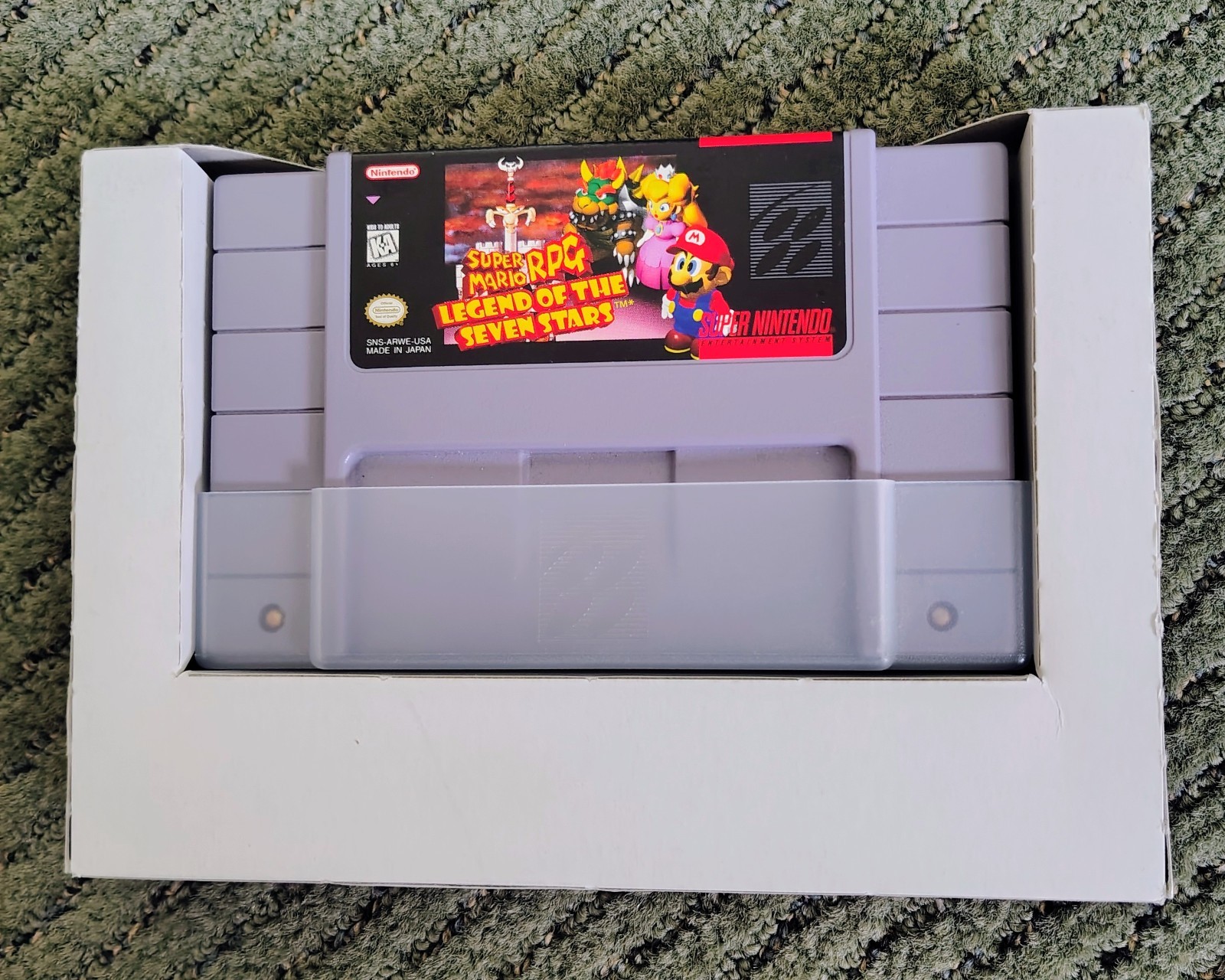 Super Mario RPG Legend of the Seven Stars Super Nintendo SNES CIB