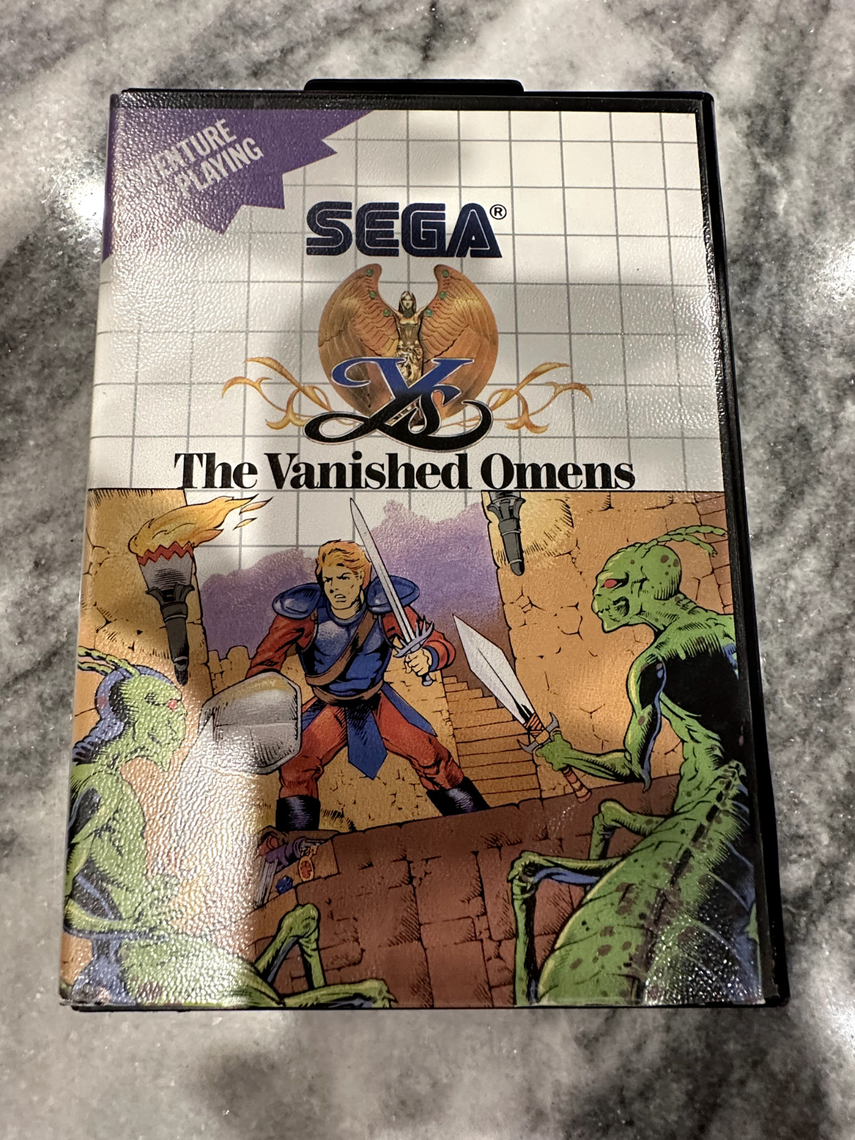 Y’s: The Vanished Omens (Sega Master System, 1988) Authentic, cartridge and Case