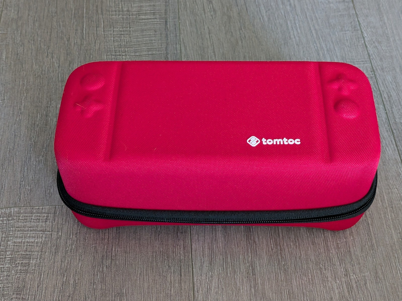 Tomtoc A05-5R01 Red Padded Softshell Canvas Carrying Case for Nintendo Switch