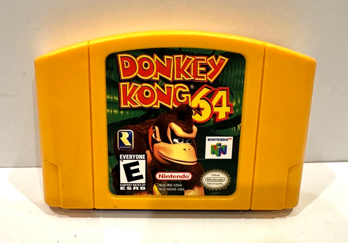 Donkey Kong 64 (Nintendo 64, 1999) N64 TESTED and Working Fully AUTHENTIC