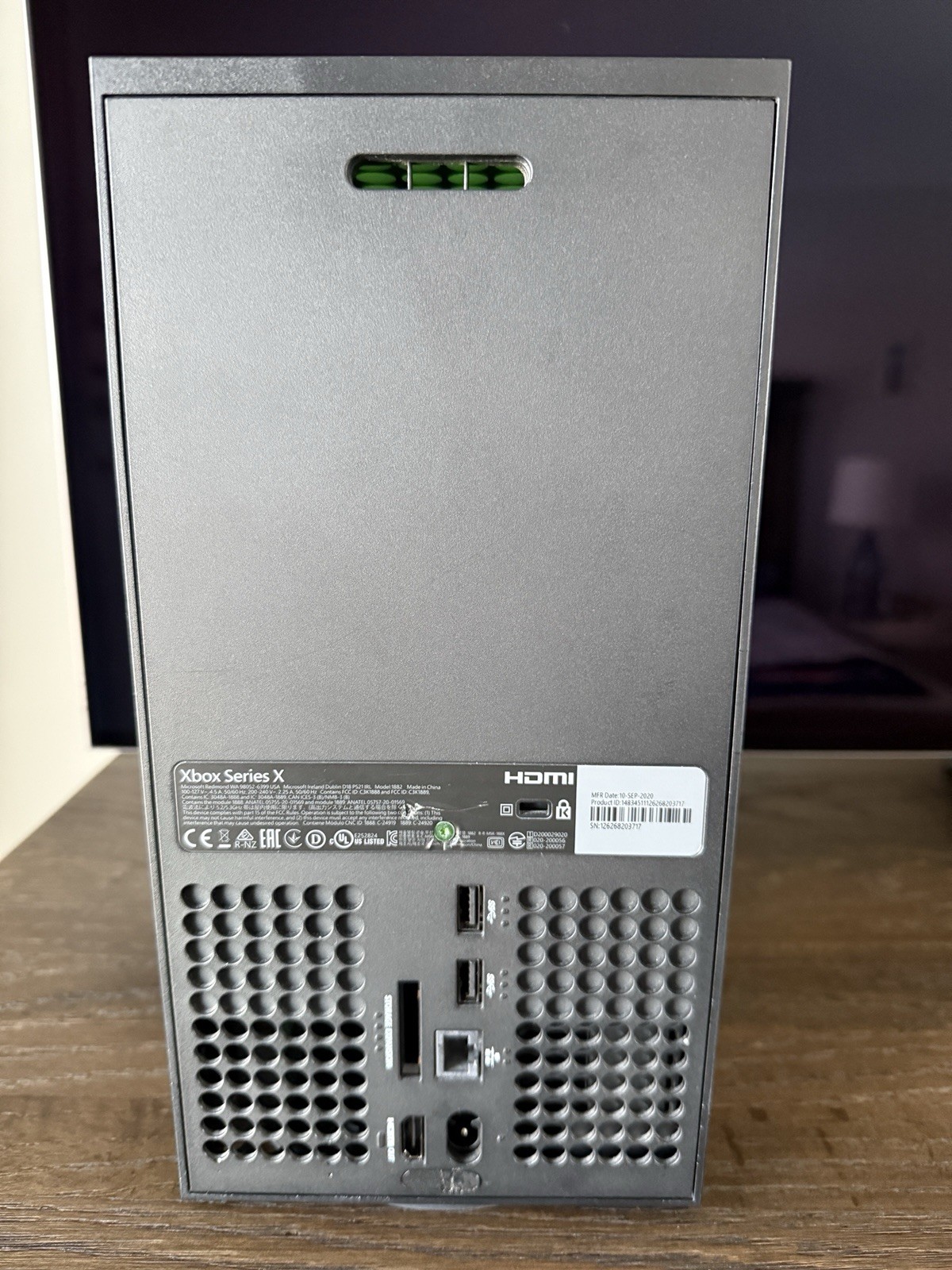 Broken Microsoft Xbox Series X 1TB Console, Black Broken