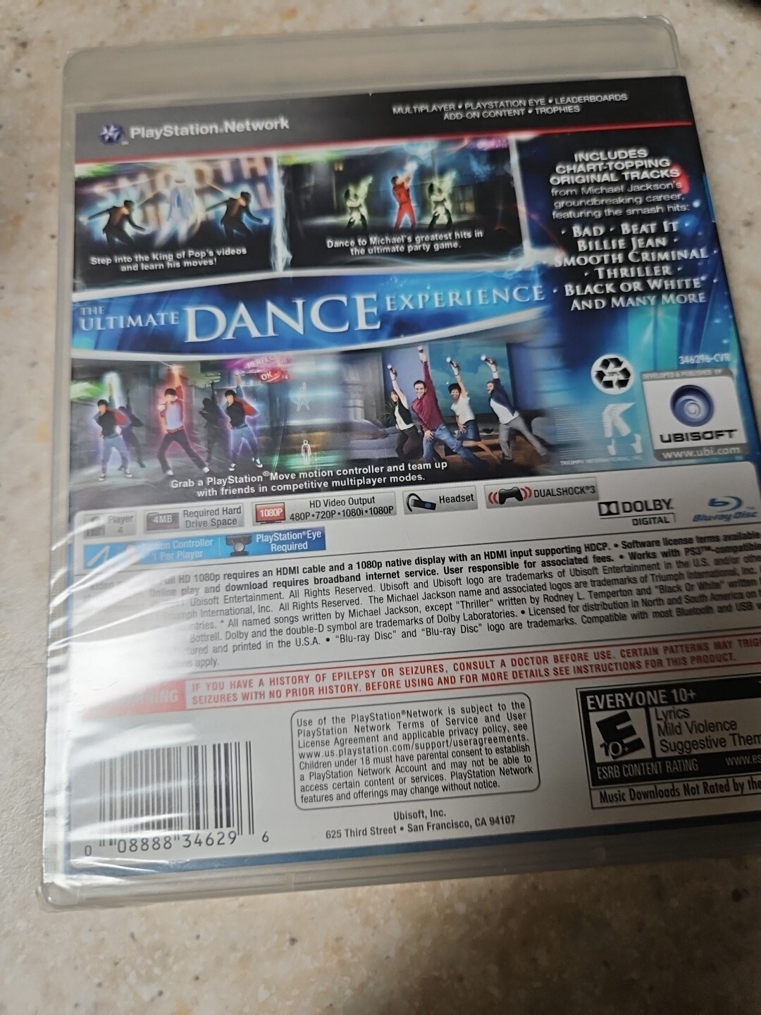 Michael Jackson: The Experience For PlayStation 3 New Sealed