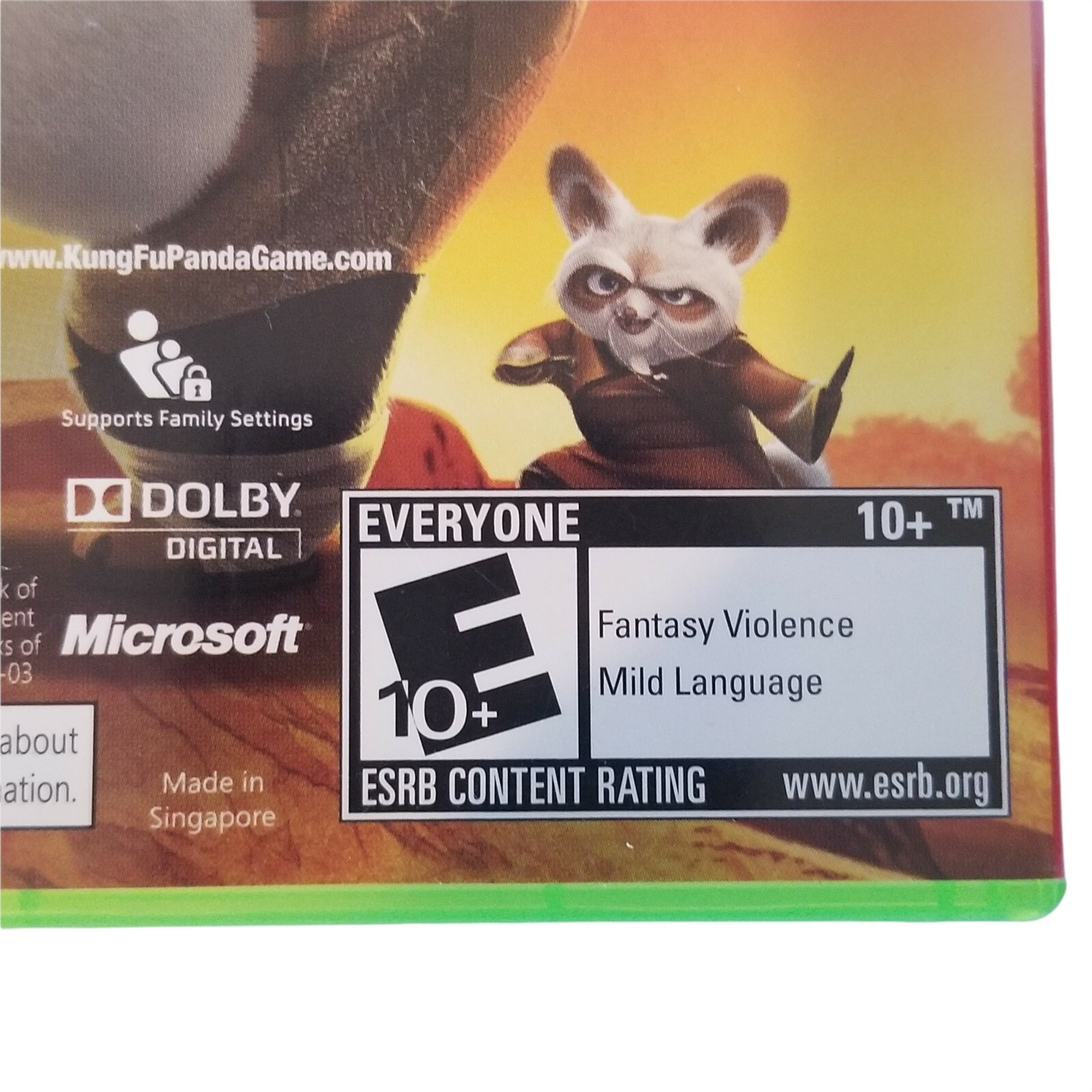 Lego Indiana Jones The Original Adventures and Kung Fu Panda Microsoft Xbox 360