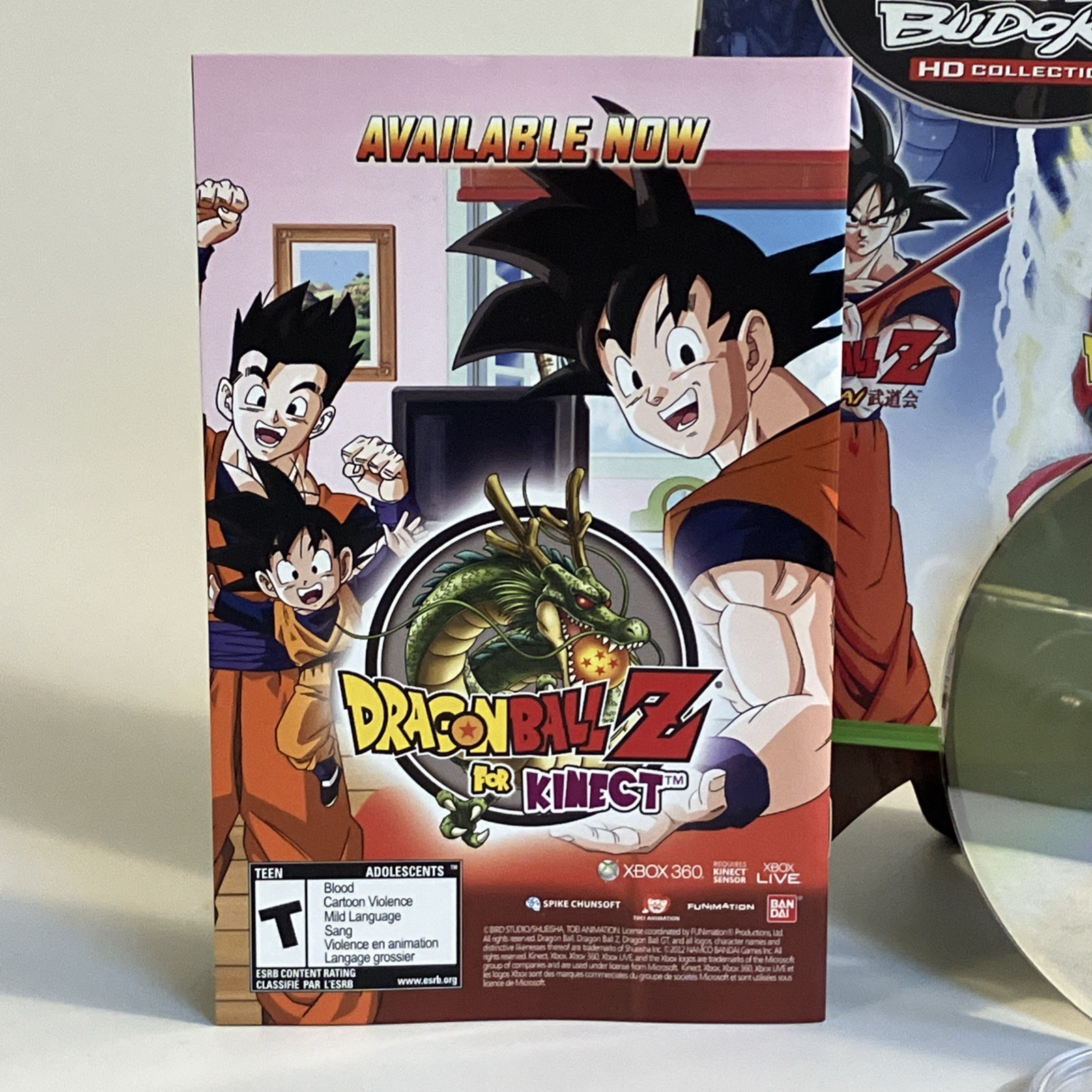 Dragon Ball Z: Budokai HD Collection (Xbox 360,2012) CIB w/ Manual Bandai Tested