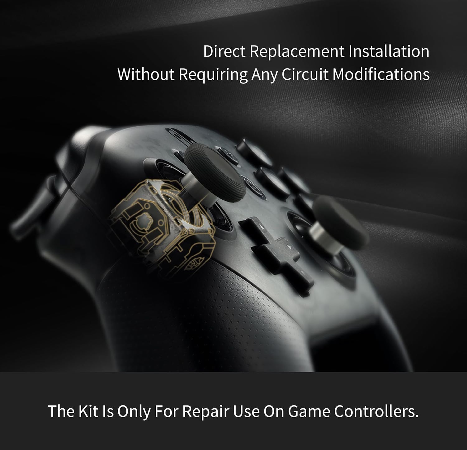 Magnetic Joystick Replacement Kit for Switch Pro Controller Anti-Drift Repair…