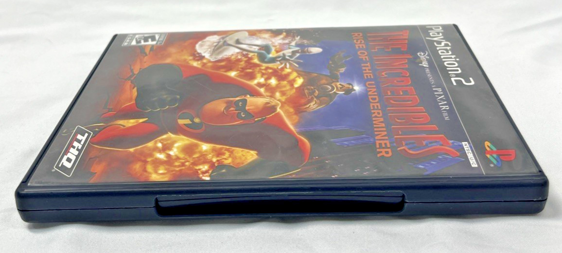 Incredibles: Rise of the Underminer (Sony PlayStation 2, 2005) Excellent