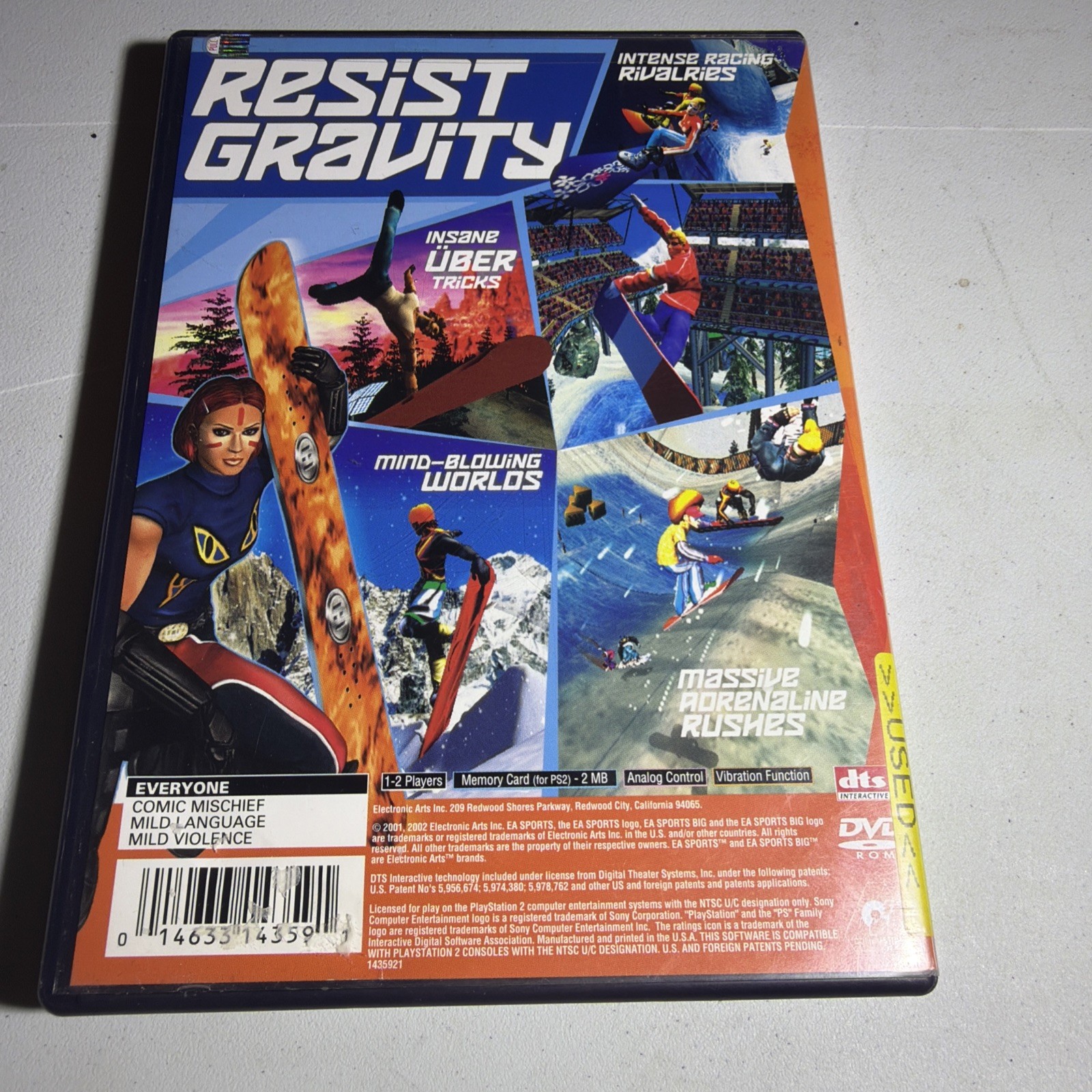 SSX Tricky (Sony PlayStation 2) Complete W Reg Card – Tested –