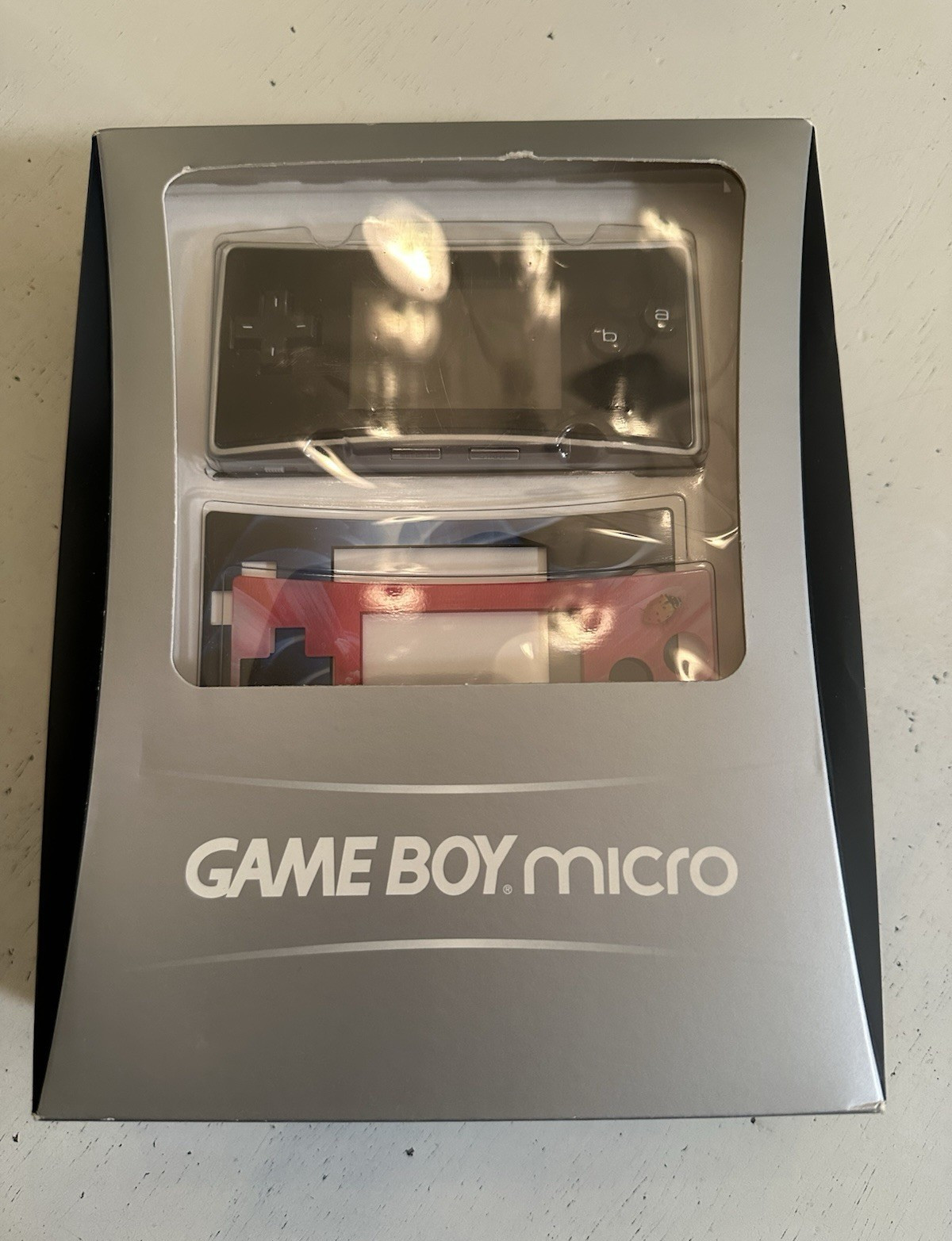 Nintendo Game Boy Micro Handheld System Black/Silver NTSC-U/C Backlit Boxed