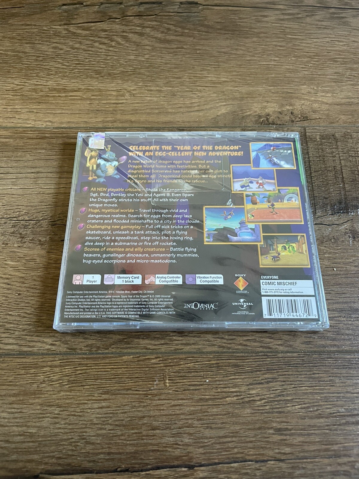 Spyro: Year Of The Dragon (Greatest Hits) (PS1, 2000) BRAND NEW! FACTORY SEALED!
