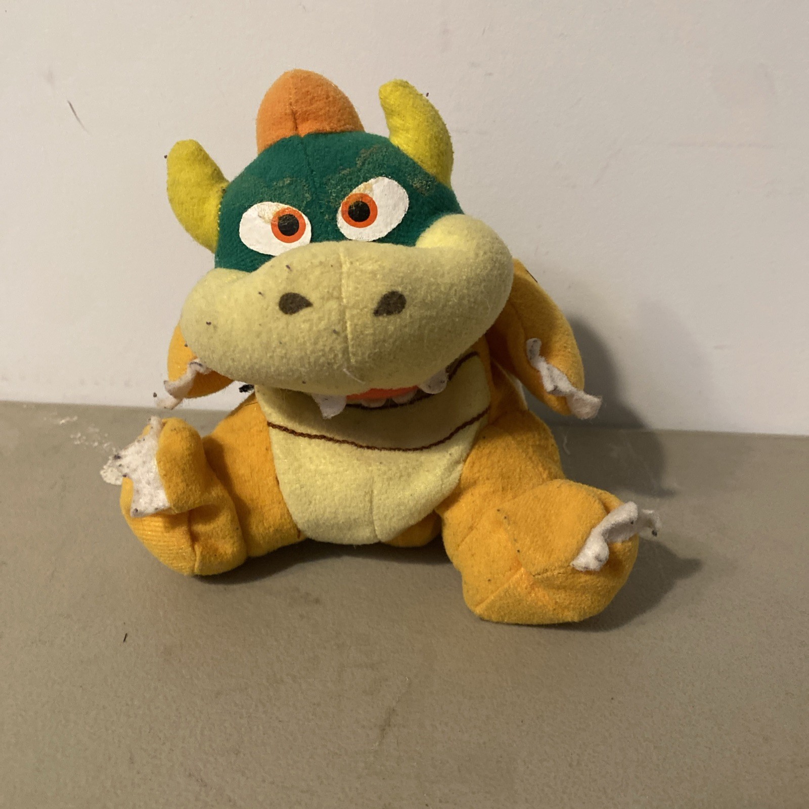 1997 VINTAGE NINTENDO 64 N64 BOWSER 6″ PLUSH BEANBAG – BD&A Missing Eyebrows