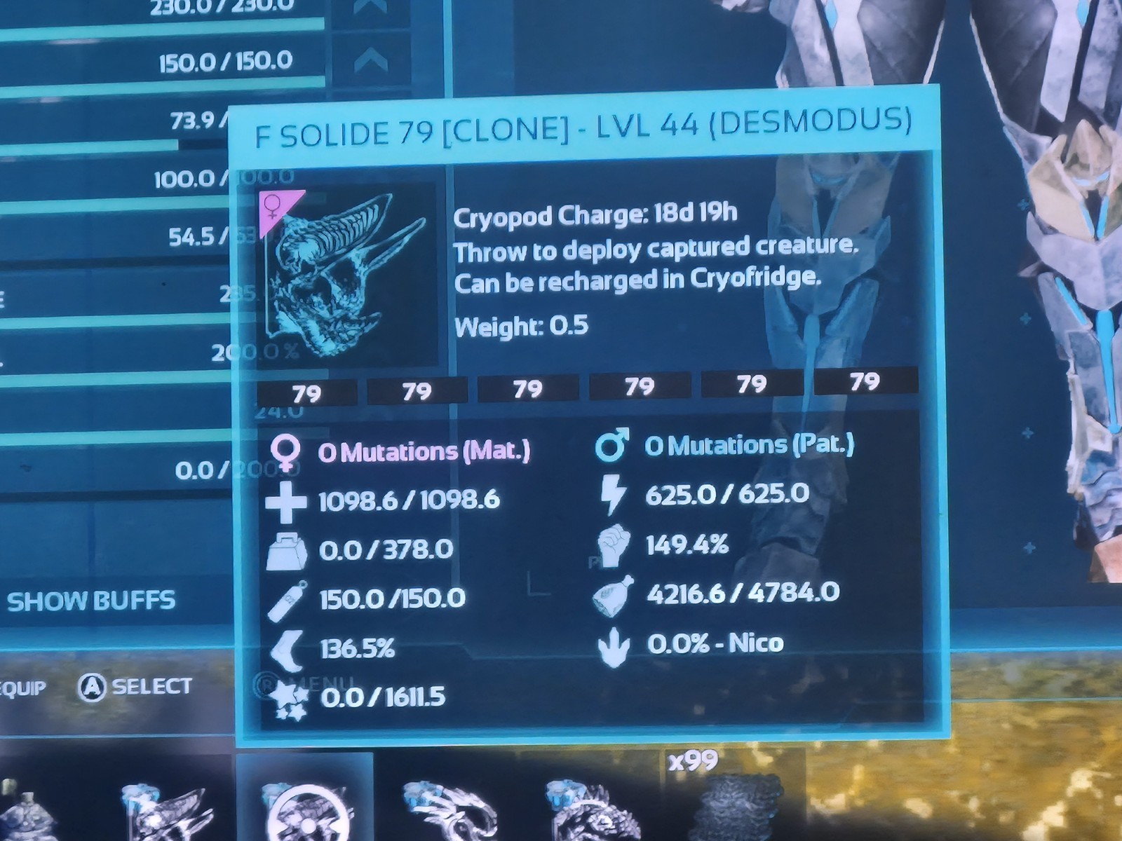 ark survival ascended pve Desmodus Solid Black 79 Pair