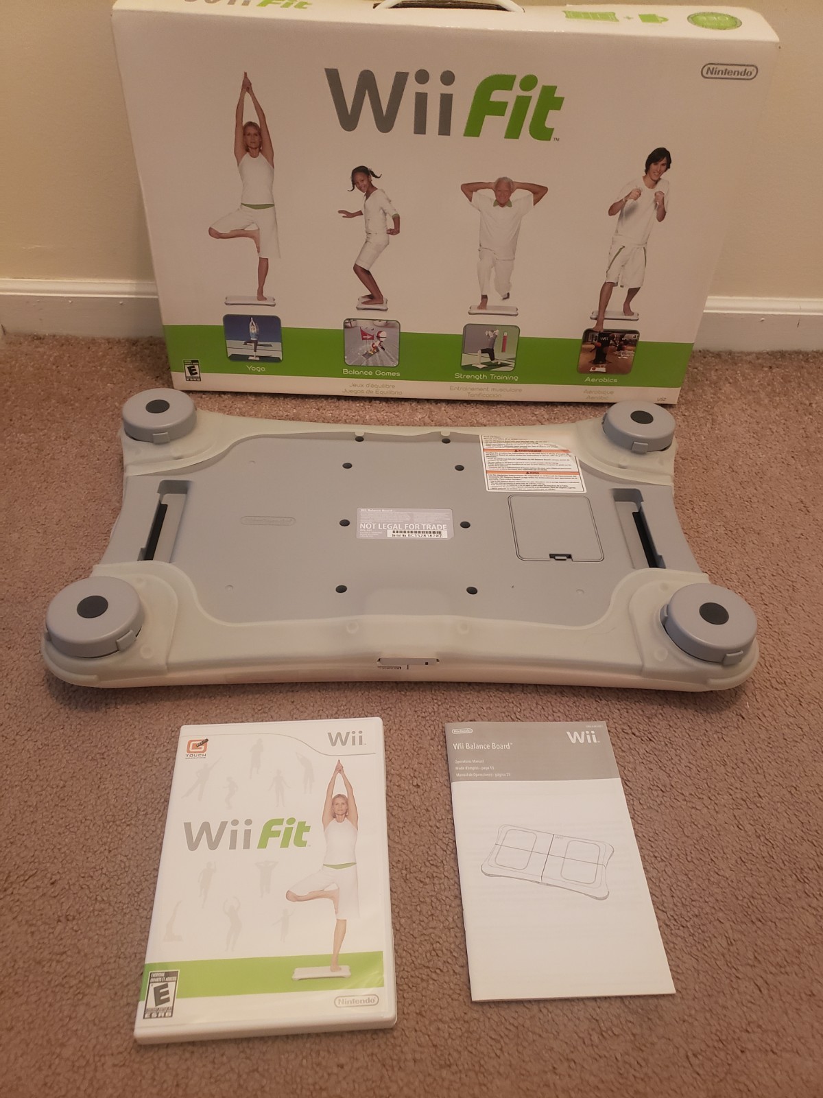 Nintendo Wii Fit Balance Board in Box – Free Shipping – Returns Accepted