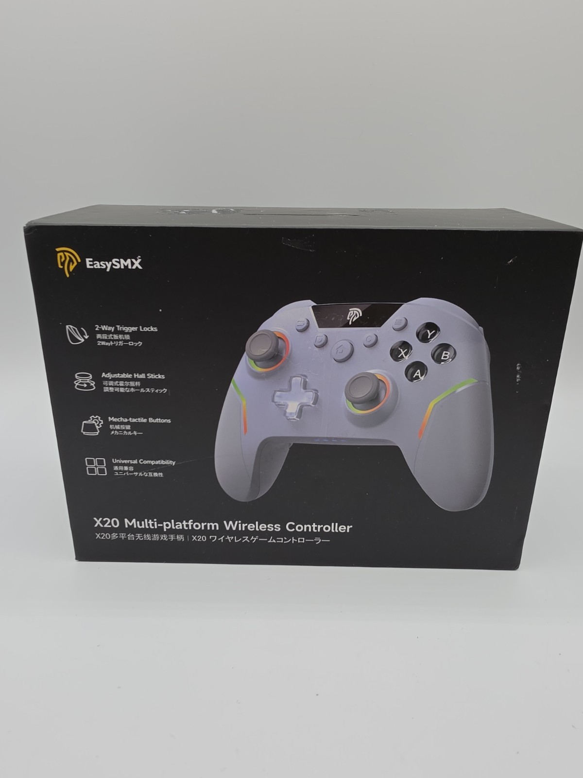EasySMX X20 Wireless Gaming Controller for PC/Switch – White