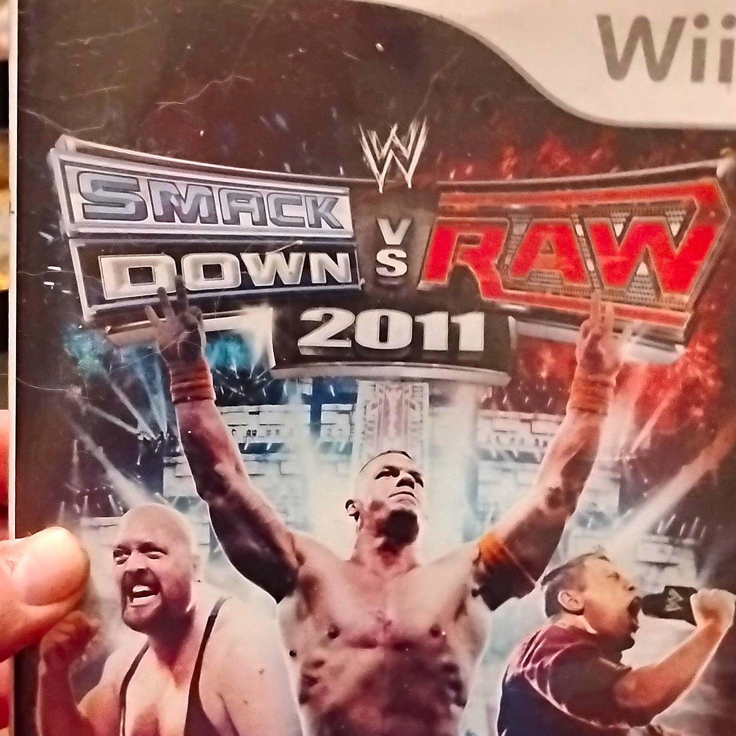 THQ WWE SmackDown vs. Raw 2011 Nintendo Wii Wrestling Sports T-Teen Manual
