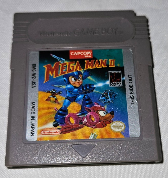 Mega Man II 2 Cartridge Only Authentic Nintendo GameBoy USA 1992 Game Boy Capcom