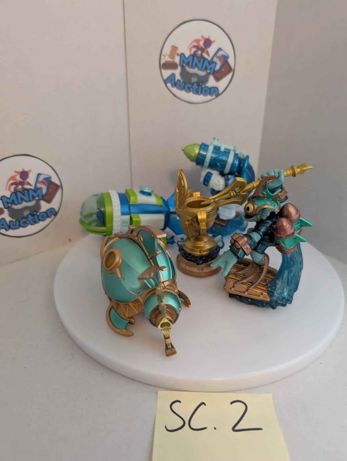 Skylanders Super chargers Complete Water lot and Sea Trophy