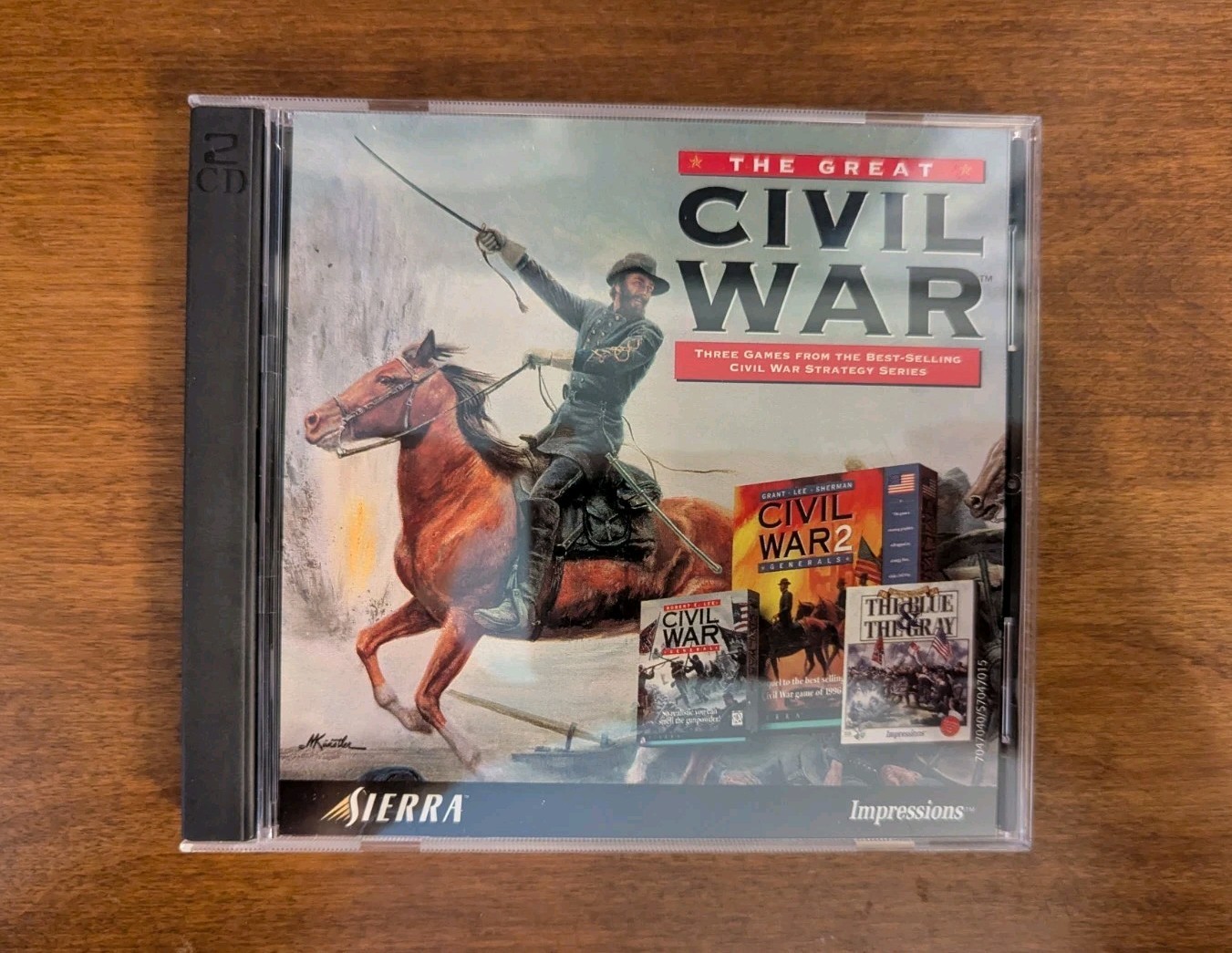 The Great Civil War: Civil War Strategy Series (1998, Sierra Big Box) – CIB
