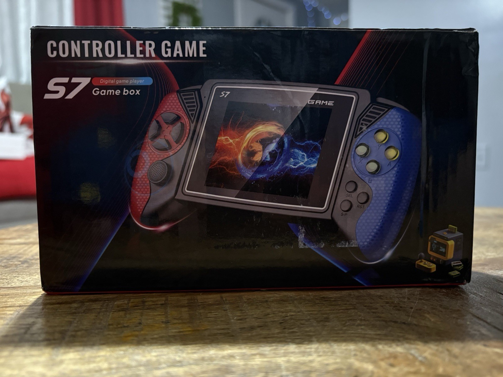 WOW X7M 500 in 1 3.5in Handheld System Red/Blue/Black HDMI Out 720p