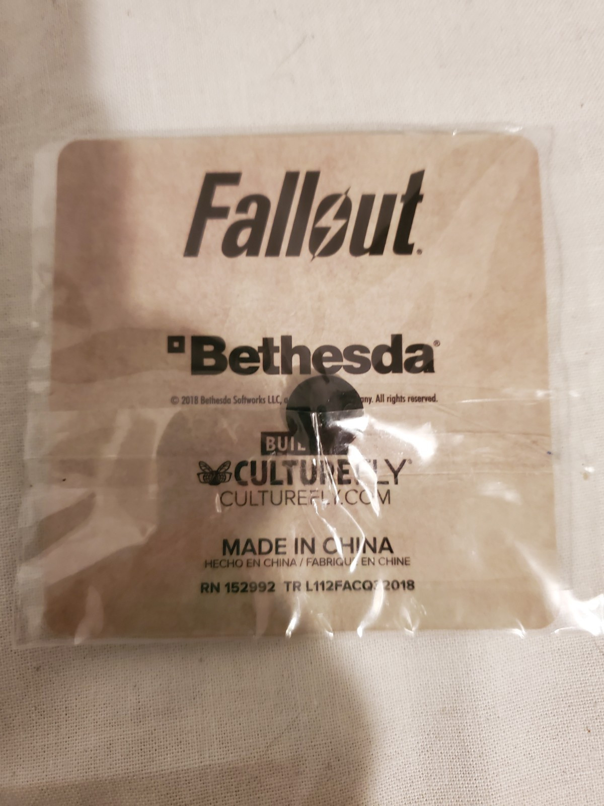 Official Fallout Emanel Plasma Pistol Pin by Culturefly