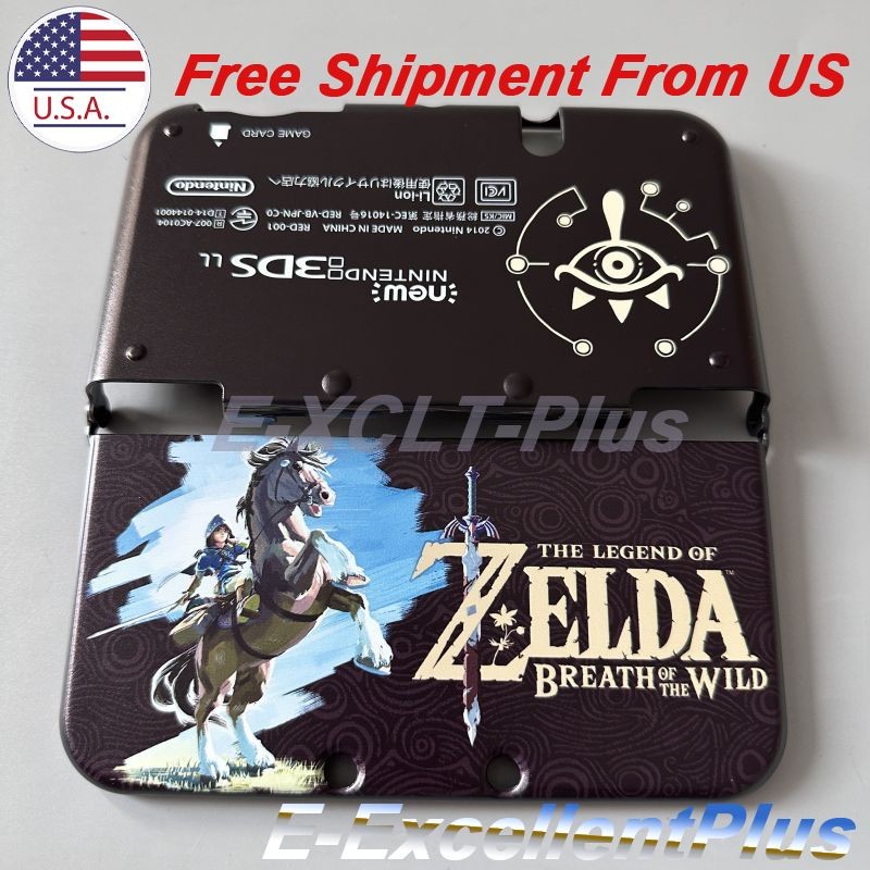 For Nintendo New 3DS LL New 3DS XL Snap on Case A+E Shell Protective Cover Zelda
